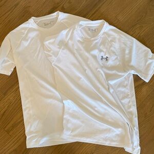 Under Armour Men's White T-Shirt - 2 - Size Small